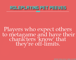 rppetpeeves-blog:  If I play a flirty character, he’s going to flirt with yours unless yours TELLS him they’re in a relationship. News flash: not every instance of a character flirting with yours is an OOC implied “OMG DROP YOUR SHIP AND SHIP WITH