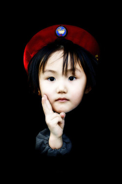 Japanese pupil, Tokyo Japan by Eric Lafforgue