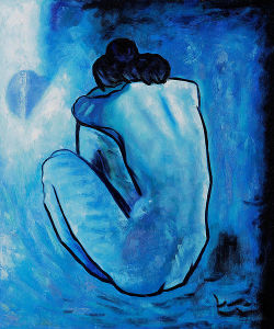 bejwelled:  Blue- Pablo Picasso, Henri Matisse, Yves Klein 