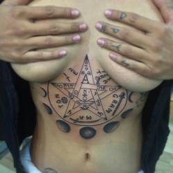 #Tatto #tatuaje #tatu #tetragrammaton #tetragramaton #ink #inked #inkup #inklife #boob #bobies #costillas #senos #lunas #moon #venezuela #lara #barquisimeto #bajo