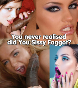 yoursissygirl:  you didn’t even realise Sissy Fag! 