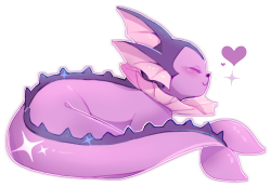 yuurox:  ♡  — Holiday Request #5: Vaporeon Fish Loaf™ —  ♡  A transparent loaf to guide us safely into the new year.  Requested by @cortvap