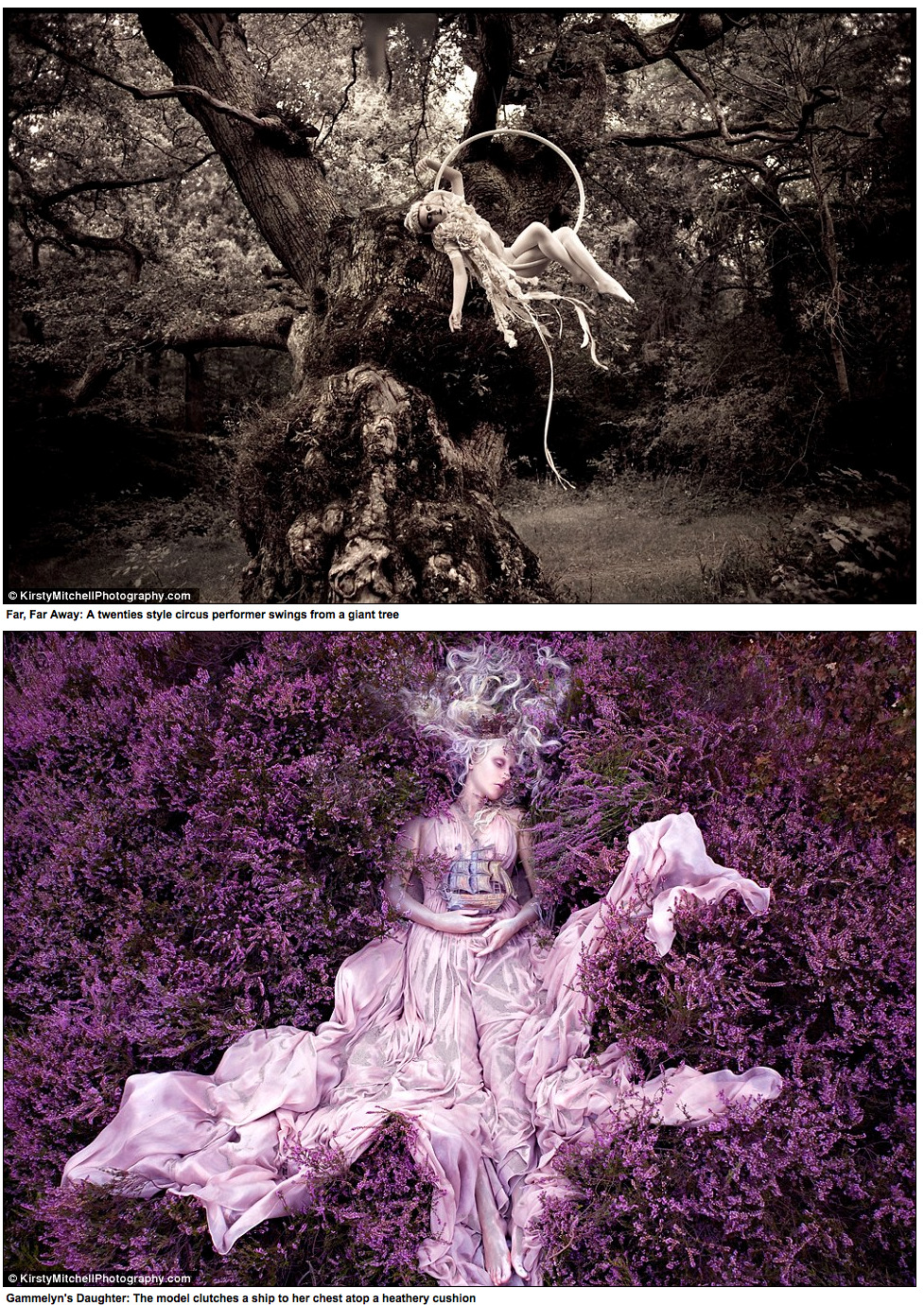 wthsjw:  thestarlighthotel:  Kirsty Mitchell’s late mother Maureen was an English