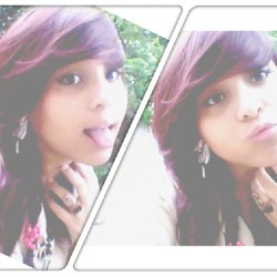 Amo mi color:$ #hair #purple #instaphoto