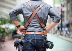 brain-food:  The MoneyMaker Multi-Camera Strap from the team at Holdfast Gear  