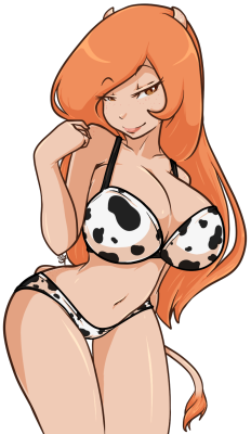 Trials in Tainted Space Panty Project!Reaha in &ldquo;polka dot&rdquo; (cow spots)I completely forgot these are supposed to be flat colors oops