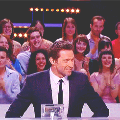 dancys:  Hugh being adorable on Le Grand Journal (30/09/13) 