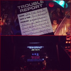 #troublereport #highscorethough #truth (at Ground Kontrol Classic Arcade)