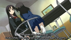 digital-magus:funnyanimeshit:  Some creative anime fansubs     I recall during a particularly bad run of Naruto filler eps, the fansub my dad was watching included the note “This week’s episode makes me wish I died in a fire.” I only remember because