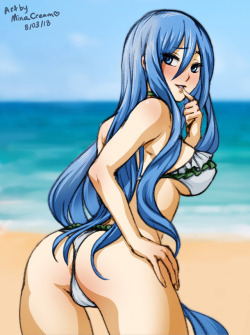 #394 - Takao with her hair down (Aoki Hagane no Arpeggio)Commission meSupport me on Patreon