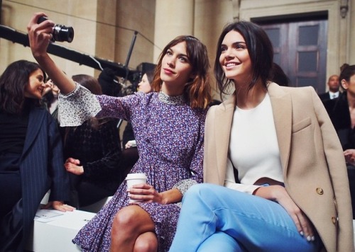 keeping-up-with-the-jenners:  Kendall and Alexa at topshop unique fashion show