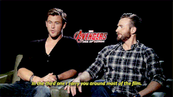 Interviewer: You guys have these incredible powers, would you like to switch or [have] something else as a power?Chris Evans: I wouldn’t mind being able to fly. Once you start bringing in robots and other worlds, just like man, Cap somehow needs to