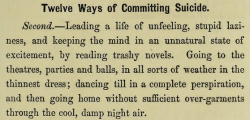 questionableadvice:  ~ Our Home Counselor, a Practical Cyclopedia for Daily Use, Containing Reliable Recipes, Legal Forms, Interests tables, etc., by L. W. Yaggy, 1873 