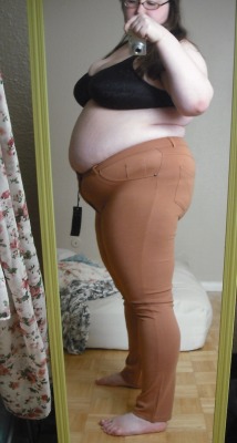 thegoodhausfrau:  Ditch the pants!Â I decided camel is not my color.