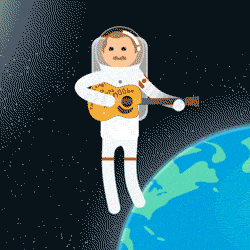 thought-cafe:  Col. Chris Hadfield loves Crash Course, and Crash Course loves Chris Hadfield!  