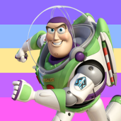 frecklefacefromouterspace: yourfavkins:  Buzz Lightyear  (Toy Story) canonically kins Buzz Lightyear  from Buzz Lightyear of Star Command! 