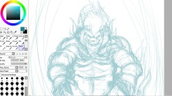 Bro, do you even Heave? WiP Behemoth(ffX) for the Final Fantasy Art Collab