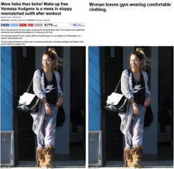 whatmariadidnext:  two4fit:  TABLOID HEADLINES WITHOUT THE SEXISM  &ldquo;WOMAN IN TRACKSUIT PROBABLY NOT DISOWNED BY ENTIRE FAMILY&rdquo; 