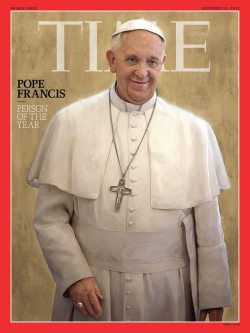 timelightbox:  timemagazine:  Pope Francis is TIME’s Person of the Year for 2013.  Spot the Pope in nearly every Pictures of the Week gallery on LightBox from the past year. 