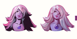dark-tarou:  A little drawing study featuring a super adorable looking Amethyst (honestly, this is the most adorable thing I’ve drawn in YEARS xD)  