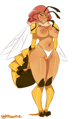 0lightsource: All these bee characters of late… don’t mind me, I’ll just make a fucking hornet 