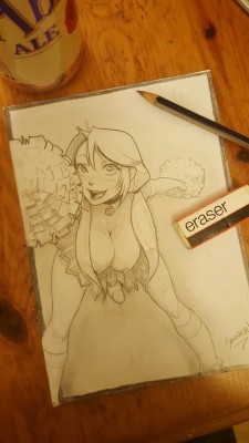 artbysinner:  Silly Girl can get your game going!  Patron sketch during my UK trip :D  Higher res at www.sinnercomics.com   ;9