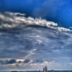 #Drama The #Dark #Clouds / New Great #Filters / #Sky #Skyline #Horizon #Window #Colors