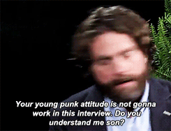 pr0digee:  the-absolute-funniest-posts:   natalia-likes-tacos:  God bless Zach Galifianakis   This post has been featured on a 1000Notes.com blog!  LOOOL watch the video though http://www.youtube.com/watch?v=6XSEi1jTR58