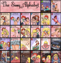 biancameriziobeauty:    The Sissy Alphabet by DovSherman - Cute!  