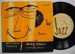 classicwaxxx:  Max Roach and Clifford Brown “Tenderly” / “Clifford’s Axe” Single - Jazz Selection Records, Sweden (1956).