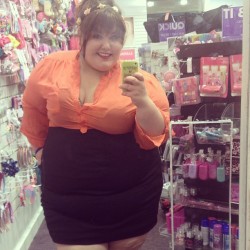 writingitalldown:  Just your average work mirror selfie. #fatgirl #effyourbeautystandards #bodyproject570   Gorgeous