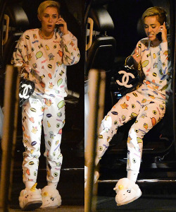 Fuckyeahcyrus:  Baby Monsters Pajamas, Fluffy Unicorn Bedtime Slippers And A Chanel