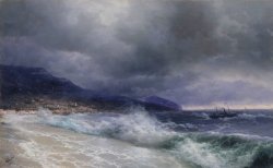 artist-aivazovski:  Yalta, Ivan Aivazovski