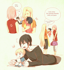 ysue-chan:  ~Baby sit with Yamanaka family~