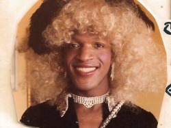 warrioress:  commongayboy:  Marsha P Johnson. Trans woman. Drag queen. Activist. The first person to throw a brick at Stonewall. Hero. Don’t whitewash. Never forget.  QUEEN! 