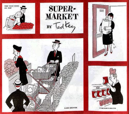 danismm:“Supermarket”, The Saturday Evening Post 1947
