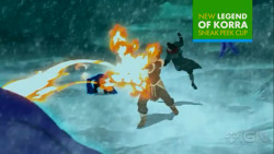 I&rsquo;m sorry to be the party pooper, but with this new clip with higher quality we can see that Mako didn&rsquo;t jump over Korra, but rather he did a flip behind her.