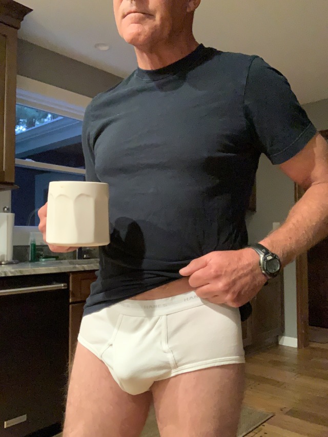 briefs6335:Getting tighty whities Tuesday started with coffee
