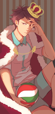 ccchhpp:  made this for absolutely no reason other than because i love oikawa so i turned this into a gold accent prism. u can see here /o/ 