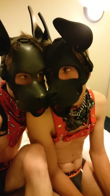 kinkyboyfrance:  gayboykink:  kinkyboyfrance:  Timo and I finally met this week-end, what a great moment spent with him ! #puppylove  You cuties even got matching undies. *awwwww*  Can’t believe this pic reached 1000 notes ! Thanks everyone for Timo