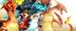 PokemonÂ : Triple Charizards by Sa-Dui