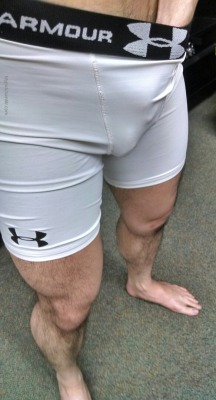 underarmouronly:  myjock:  Using this again for its new owner.  You look good in dem shorts!