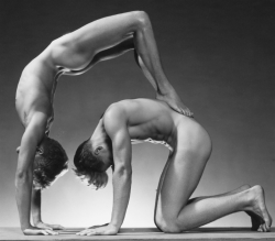 Sean-Clancy:  George Platt Lynes: Acrobats, Two Male Nudes, 1941 