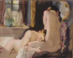 huariqueje:    Lovers (1933) -  Konstantin Somov   (Russian painter 1869-1939) 