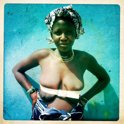 A Mucubal girl from Angola.