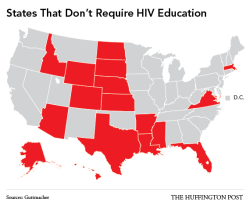 olitadelaltamar:  sierracuse:  laughingacademy:  femininefreak:  Sex Education in American Public Schools  The third map is really freaking me out. “Don’t have to be medically accurate.” WHAT.  AM from Texas, can confirm.  Reasons like this is why