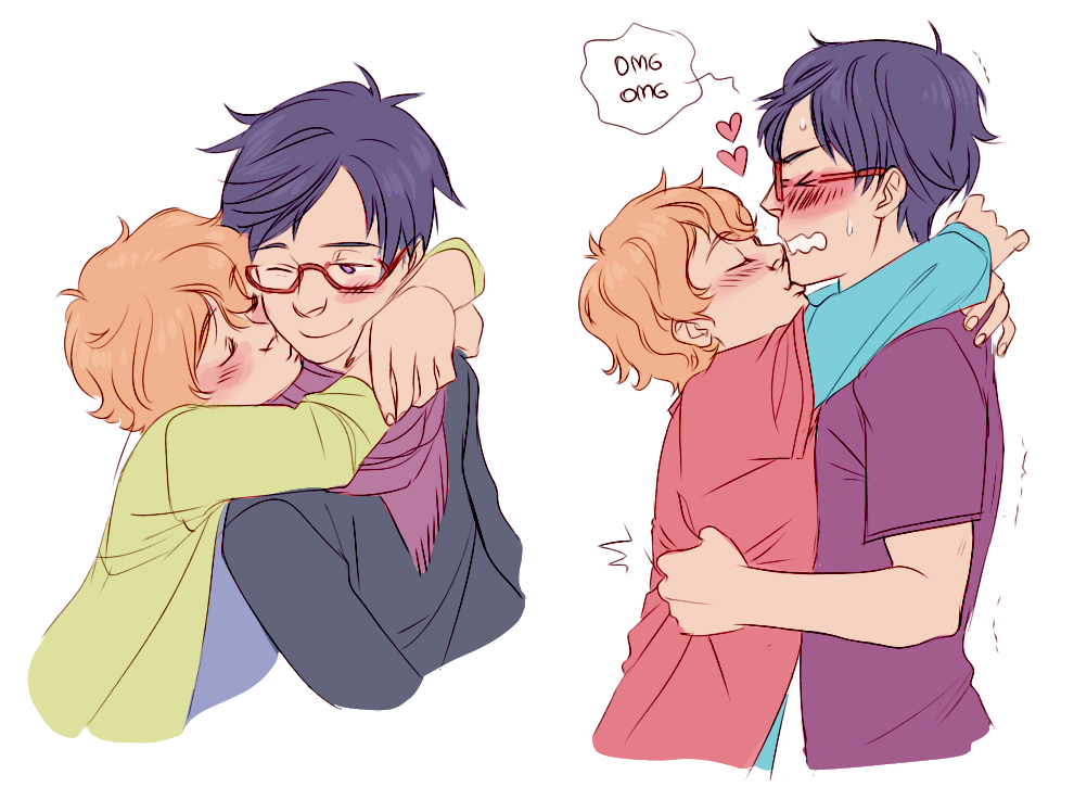 zu-art:  Nagismooches~ I wanted to post this on the weekend but the internet died