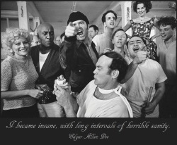 C’mon on in, the water’s fine (cast members of “One Flew Over the Cuckoo’s Nest”, 1975)