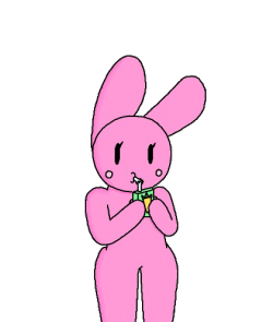 poppymuffinseed:  A drawing of @darky03’s bunny character! Whatever their name is! I couldn’t resist, their character seemed easy to draw, so I did it.   its so cute~ Thx mate. : 3As for her name. I just call her the “genric gelbun”.( or gege