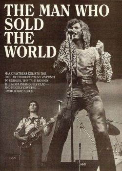 fezgod:  David Bowie - The Man Who Sold the World - Promotional Poster.